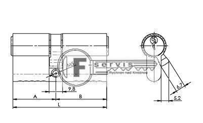 1.00/D 30/35 3KL. CYL.VLOZKA