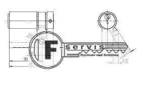 1.01/DNm 30/10 3KL. CYL.VLOZKA