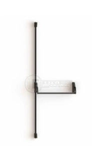 89D202-22-0A, paniková hrazda dvoubodá, černá